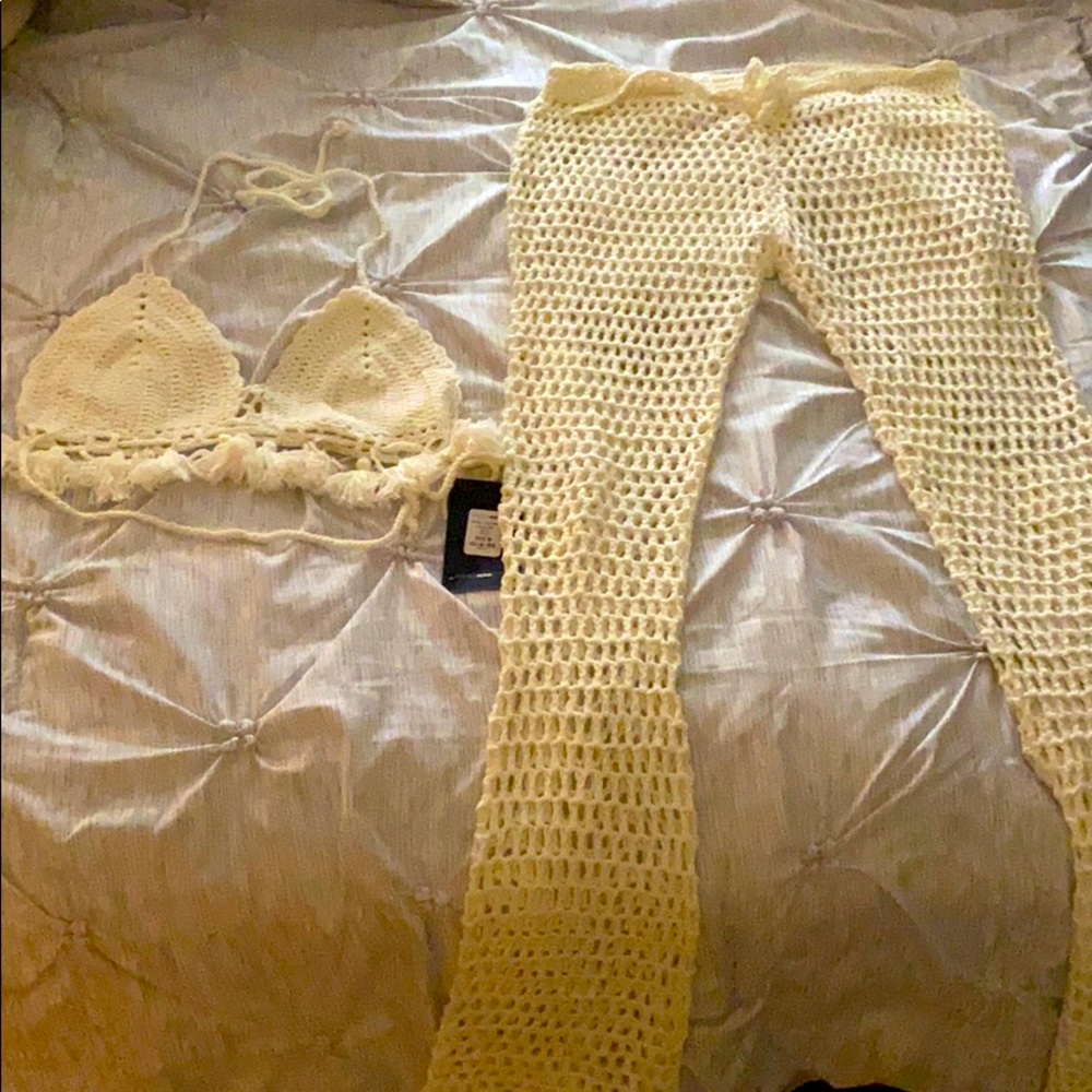 Fashion Nova Two Piece Crochet Set
